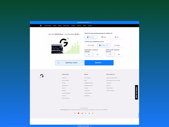 Galileo FX, a sophisticated automated