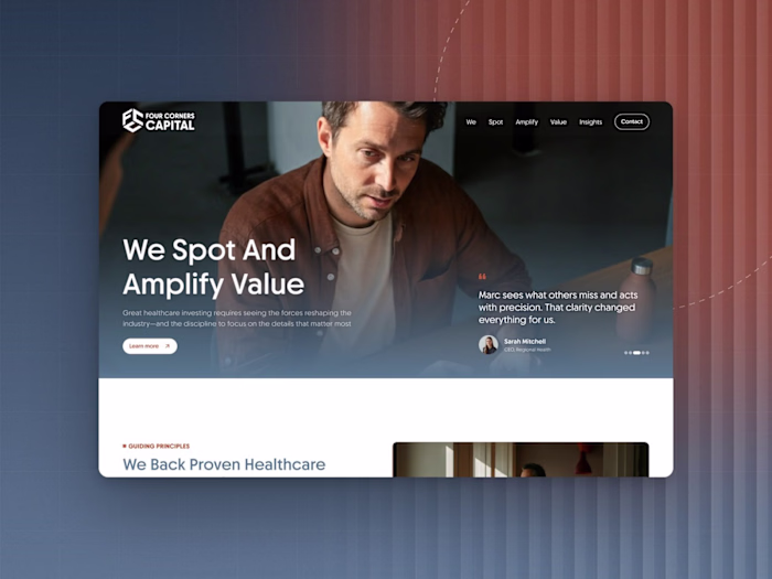 Four Corners Capital — Investment Firm Website