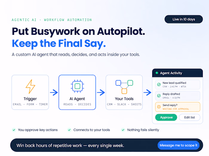AI Agent for Business Workflow Automation