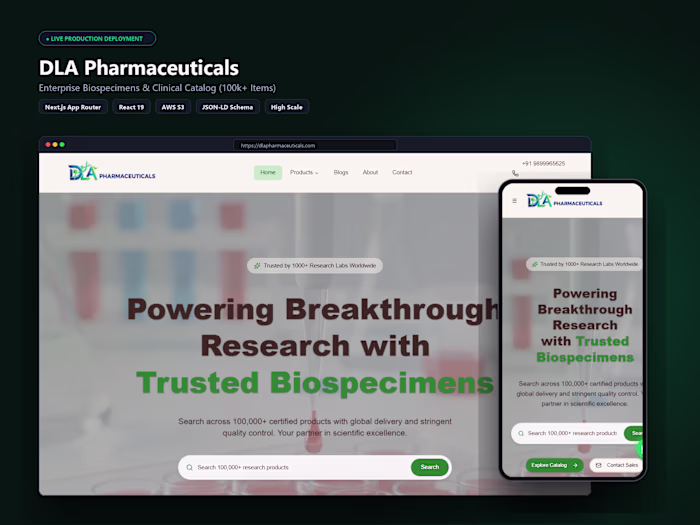 DLA Pharmaceuticals | Research-Grade Pharmaceutical Products