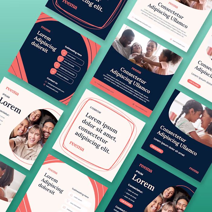 Reema Health: Social Media Templates