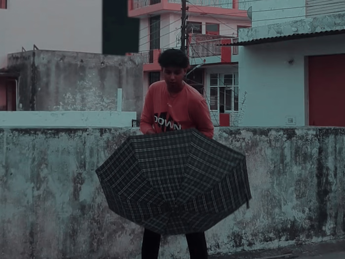 visual effects with umbrella.