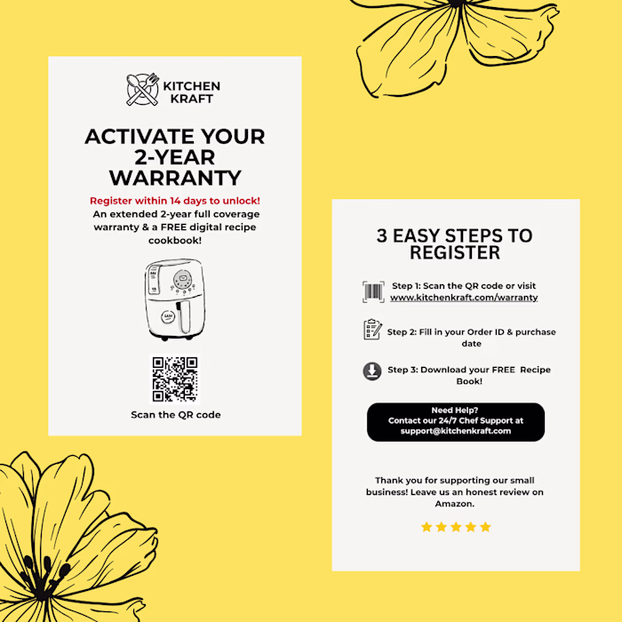 Kitchen Kraft - Warranty Activation