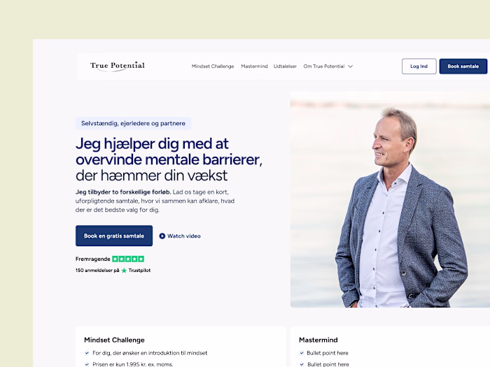 Framer Website Design for a Famous Personal Coach