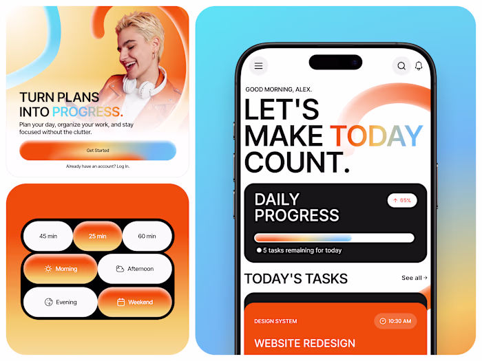 Flowday App UI