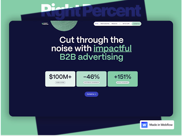 Webflow Development for a Precision-Focused Strategy Brand