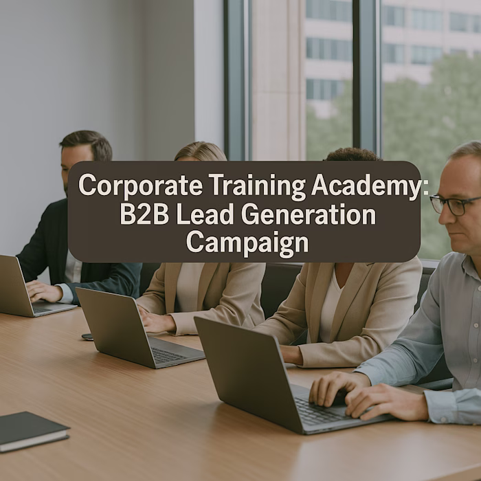 Corporate Training Academy: B2B Lead Generation Campaign