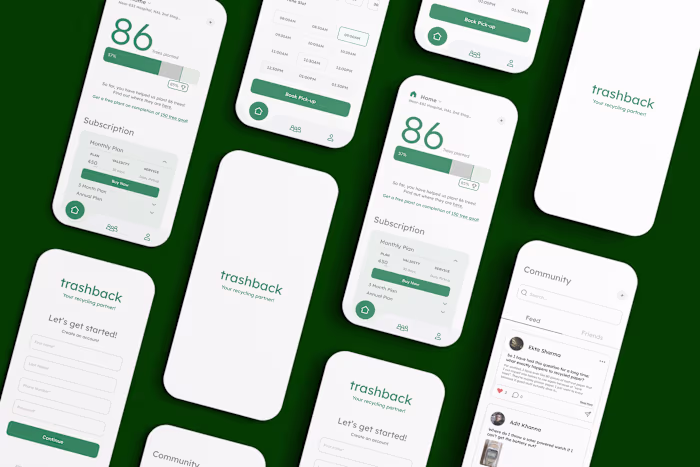 Trashback Waste Segregation App Design