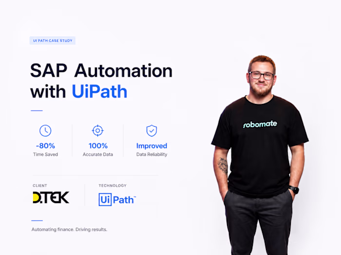 We built a UiPath-based automation