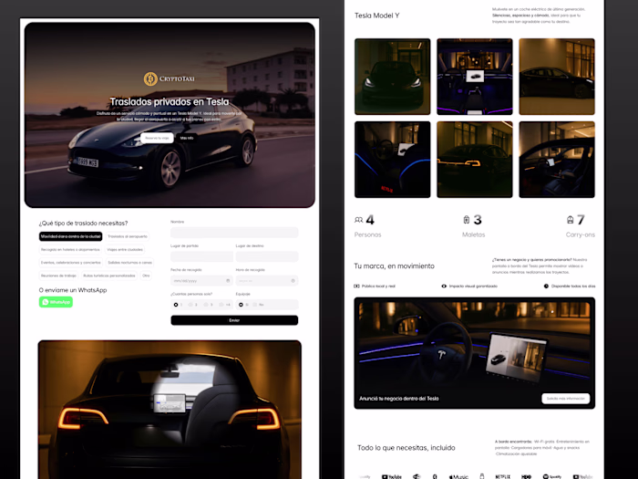 CryptoTaxi - Framer Design & Development