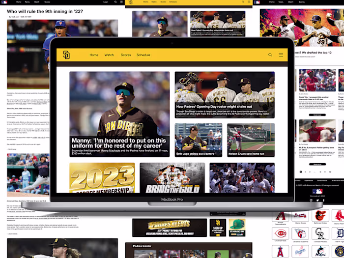 MLB Website Redesign