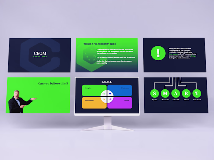 A custom master template for a master motivator