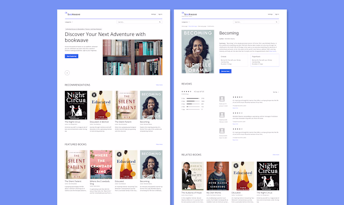E - Library Platform