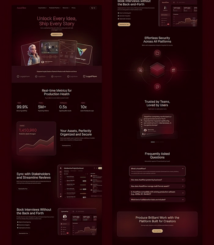 Premium SaaS Landing Page Design and Development Services