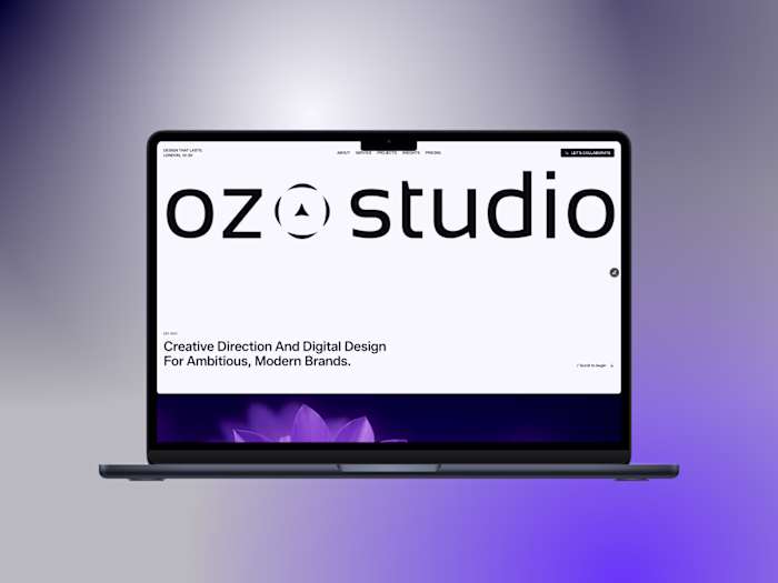Ozo Studio — Framer Marketplace Template