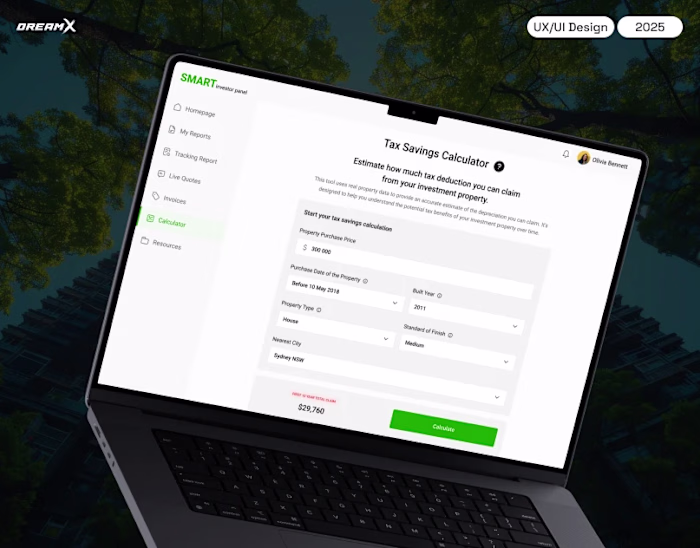 FinTech Web App Design - Smart Investor Panel