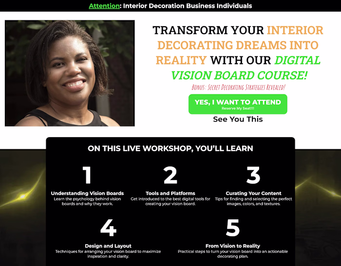 Gohighlevel Landing page design, GHL Sales funnel