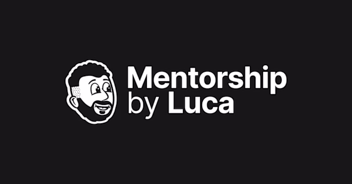 Mentorship by Luca - Personal Branding Logo