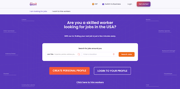 Moil - Empowering Skilled Workers and Employers