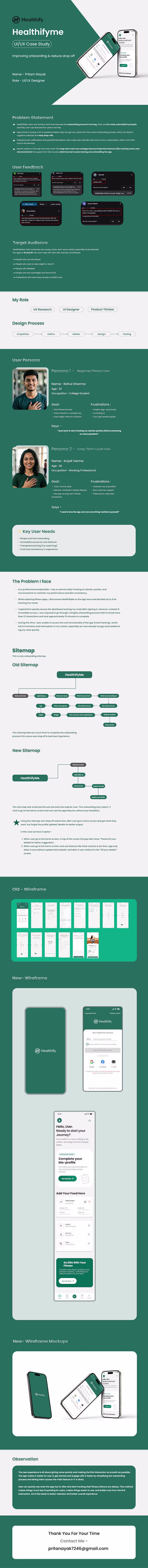 UI/UX Case Study for a