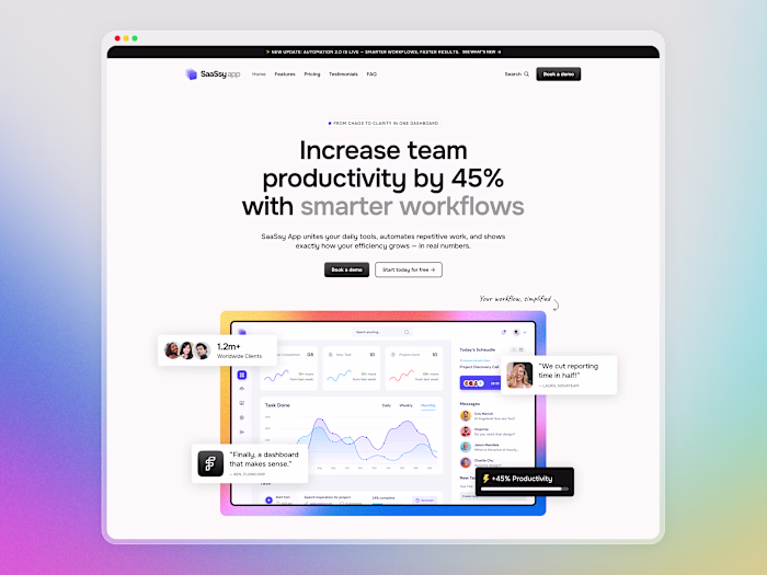 SaaSsy App: All-in-One Productivity Platform 