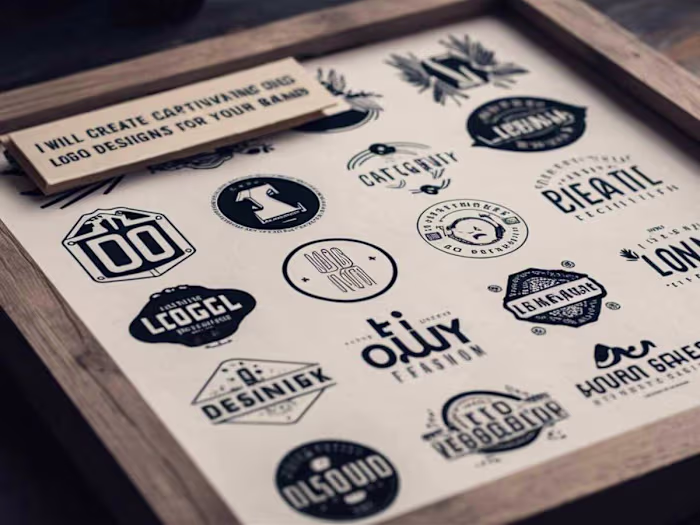 I will create Captivating Logo Design for Your Brand for $10, f…