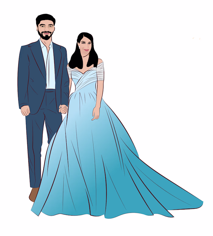 wedxding illustration