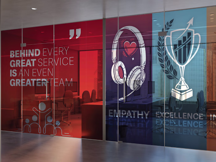 Corporate Office Branding - Wall & Signage