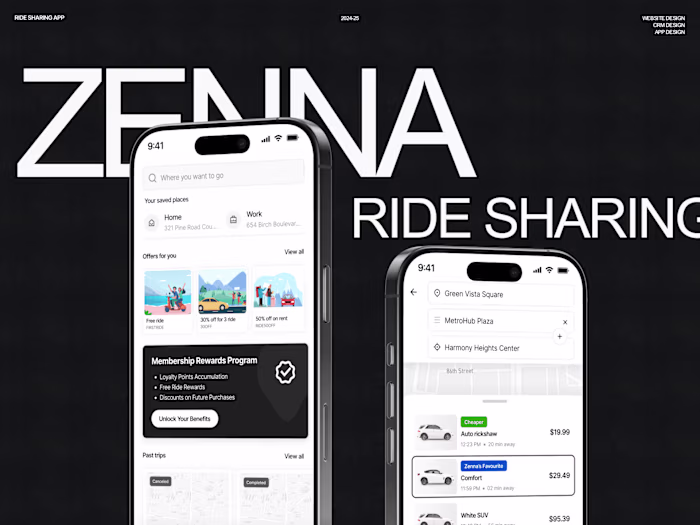 Zenna - Ride-sharing experience