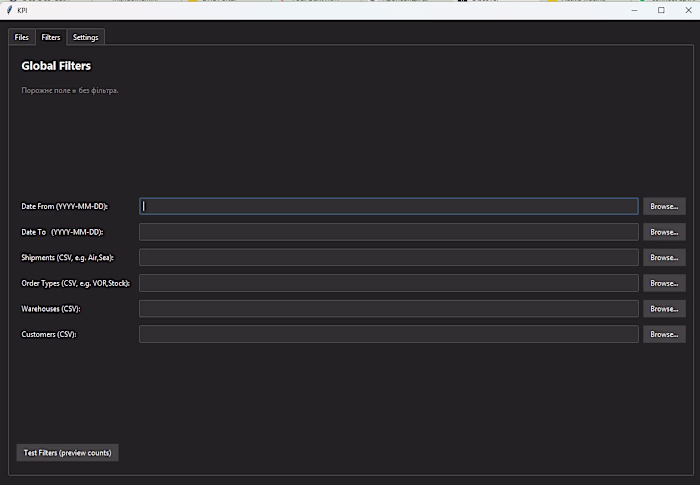 Python tool for automated logistics