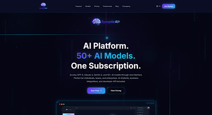 Built SynapticAI, a scalable AI