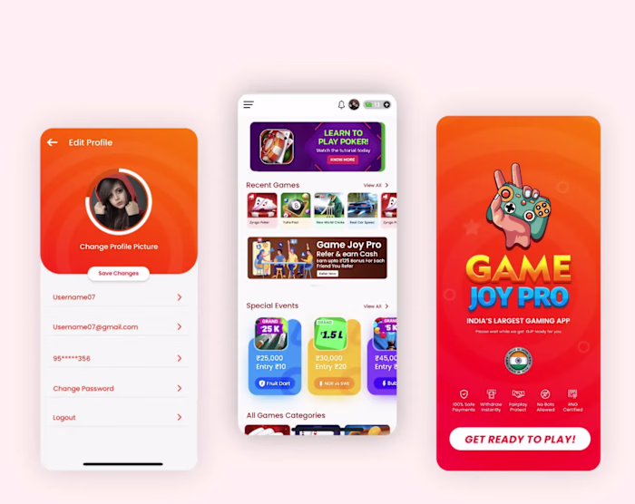 Game JoyPro - Flutter | Unity