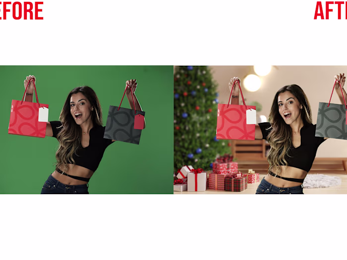 Christmas Theme Design - Background Replacement