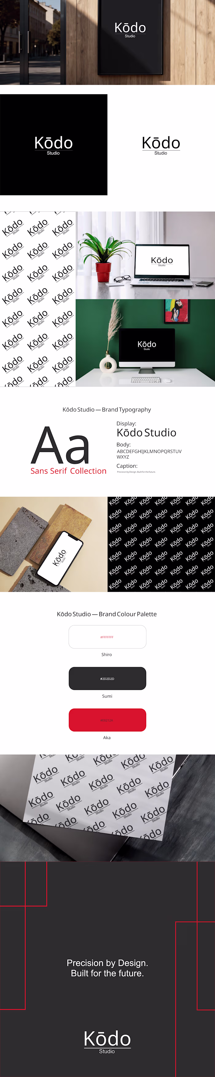 Kōdo Studio — Minimalist Tech Brand Identity