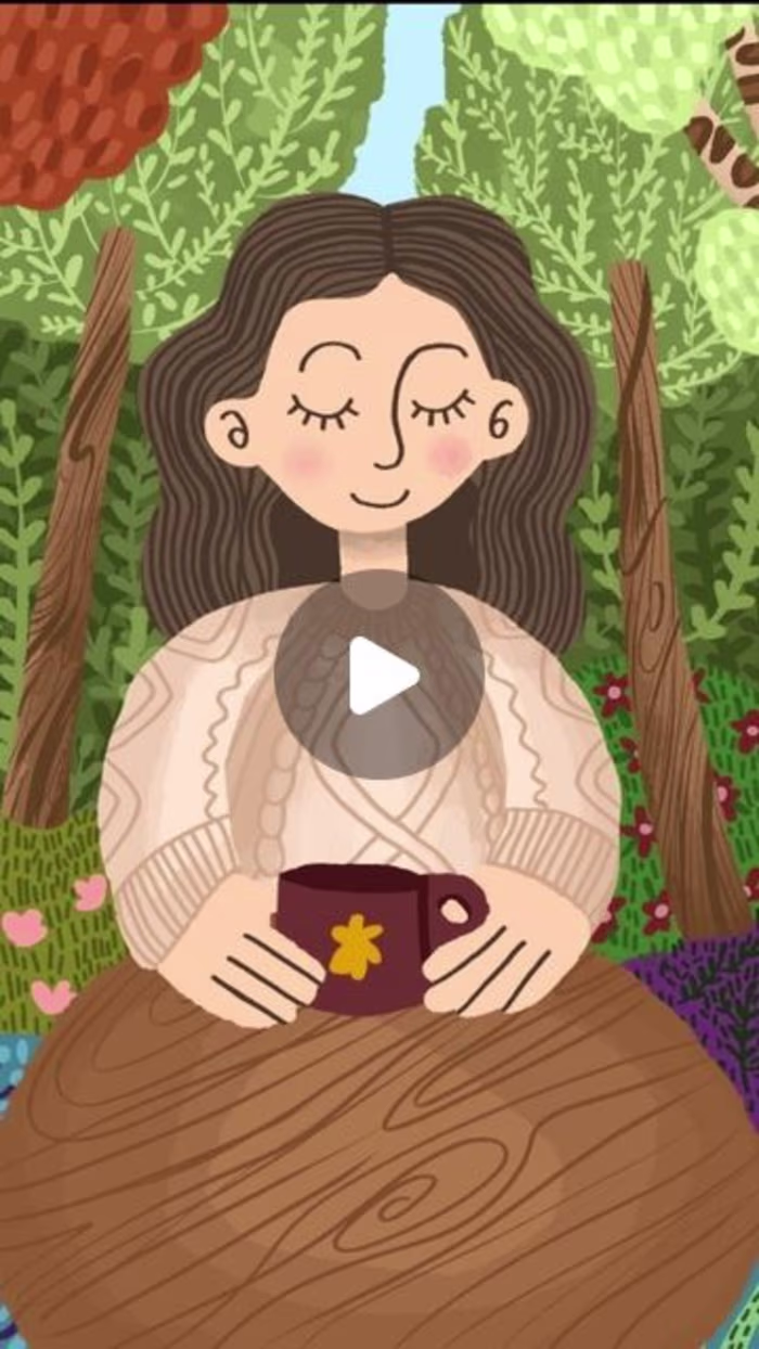 garden museum concept animation 🏡🌷🌿 
