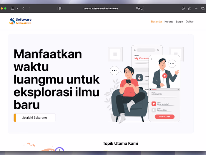 Software Mahasiswa E Course