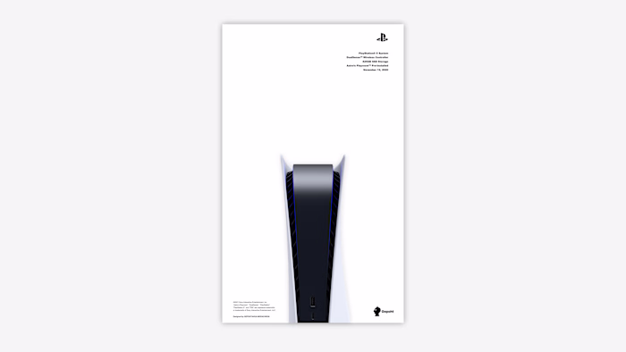 PlayStation 5 AD Poster