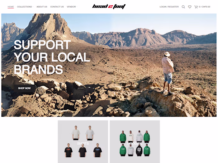 Head2Foot Multy-vendoer eCommerce Website