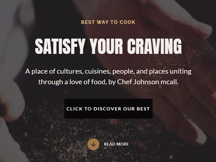 A modern culinary brand experience