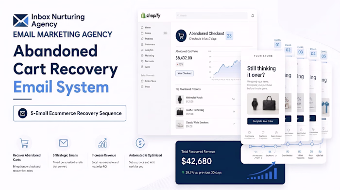 Abandoned Cart Recovery Email System for Shopify
