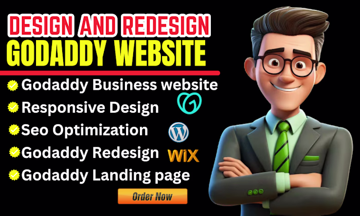 Build a professional GoDaddy website