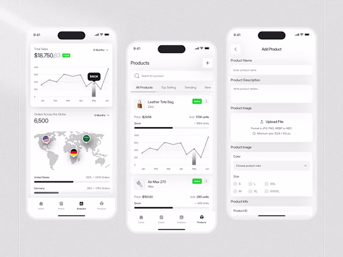 E-commerce Analytics Mobile App