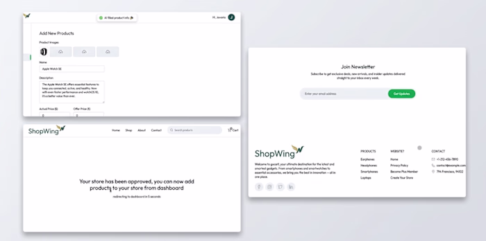 Engineered a scalable multi-vendor e-commerce