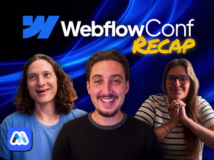 Event Recap Video Editing | Webflow Conf Feature Roundup
