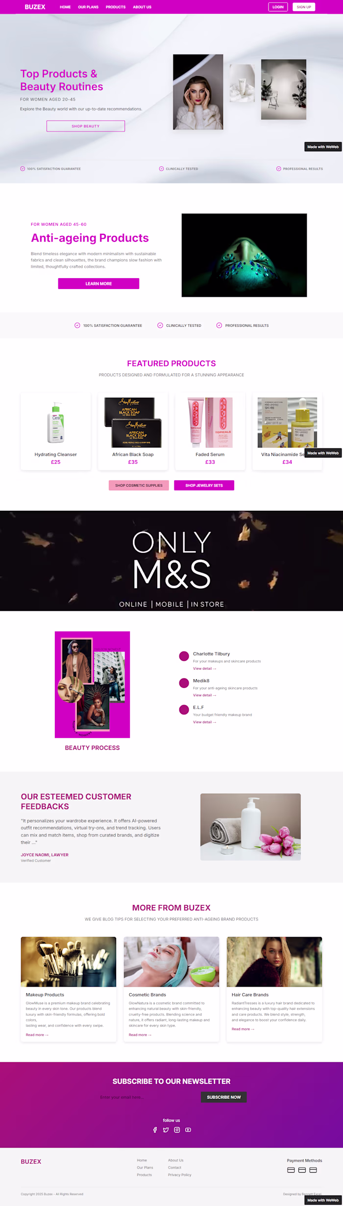 A Web Development for BUZEX E-commerce Platform