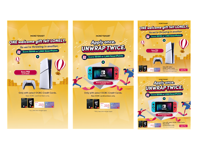 MoneySmart x OCBC Credit Card Meta Ads Campaign