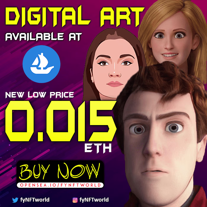 Banner design for NFT store