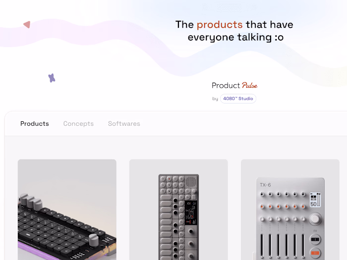 Product Pulse - Framer website
