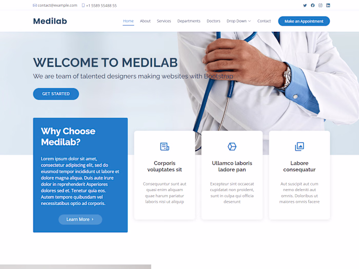 Hospital Management Website