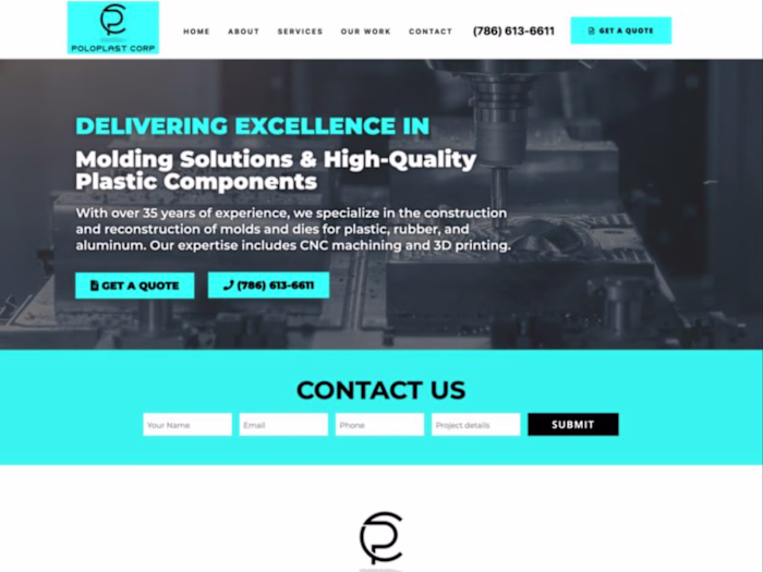 Poloplast Corp - Website redesign